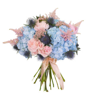 Blue and Pink Blossom