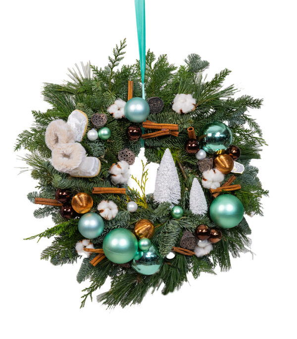 Coronita din Brad si Pin - Mint Blue