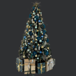 Brad de Crăciun Turcoaz