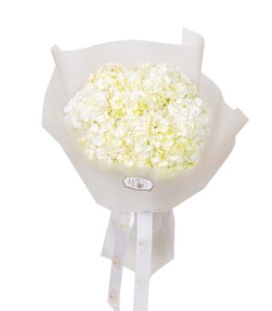 Buchet de Hortensii Albe