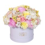 Aranjament cu Flori Pastel