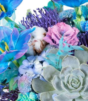 Aranjament de Flori Personalizabil in Forma de Dovleac - imagine 3